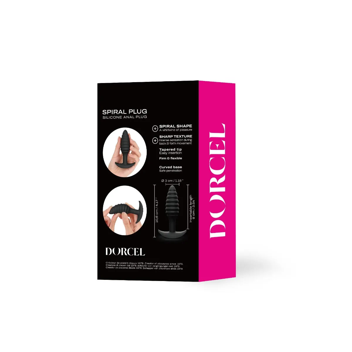 Plug anal texturé Spiral [Sextoys] - flash vidéo