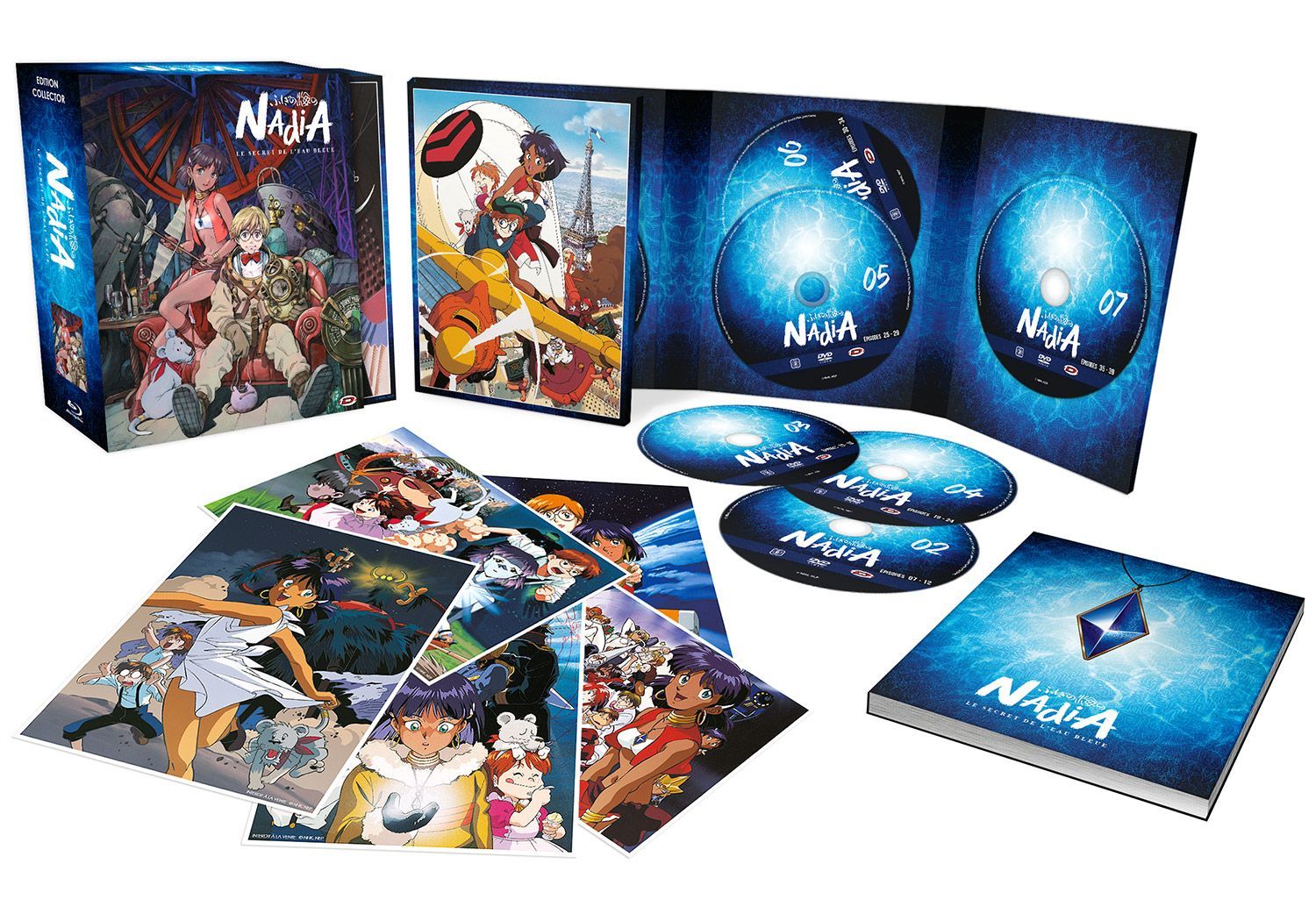 Nadia, le secret de l'eau bleue - Intégrale - Coffret Combo Blu-ray + DVD - Edition Collector Limitée