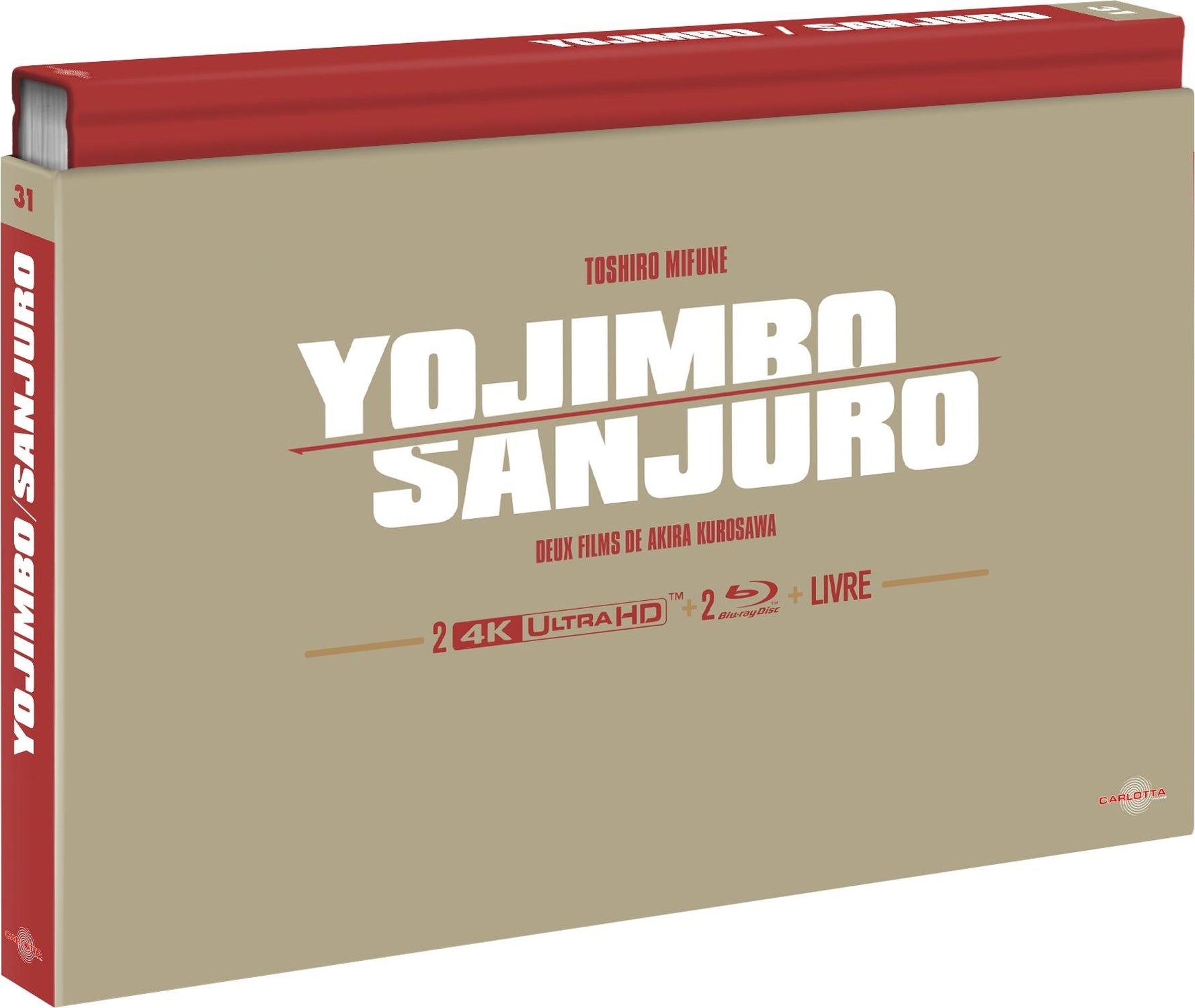 Akira Kurosawa en 2 films : Yojimbo + Sanjuro [4K Ultra HD]