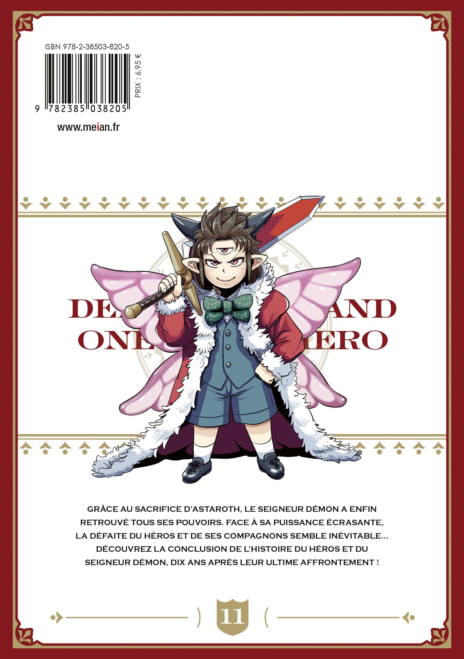Demon Lord & One Room Hero - Tome 11 (final) - Livre (Manga)