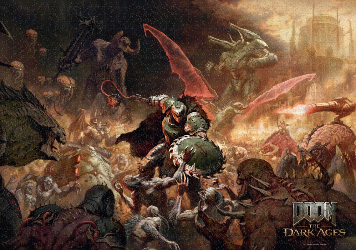 Good Loot Puzzle - DOOM: The Dark Ages - Puzzle "Slayer's Rage" 1000pcs
