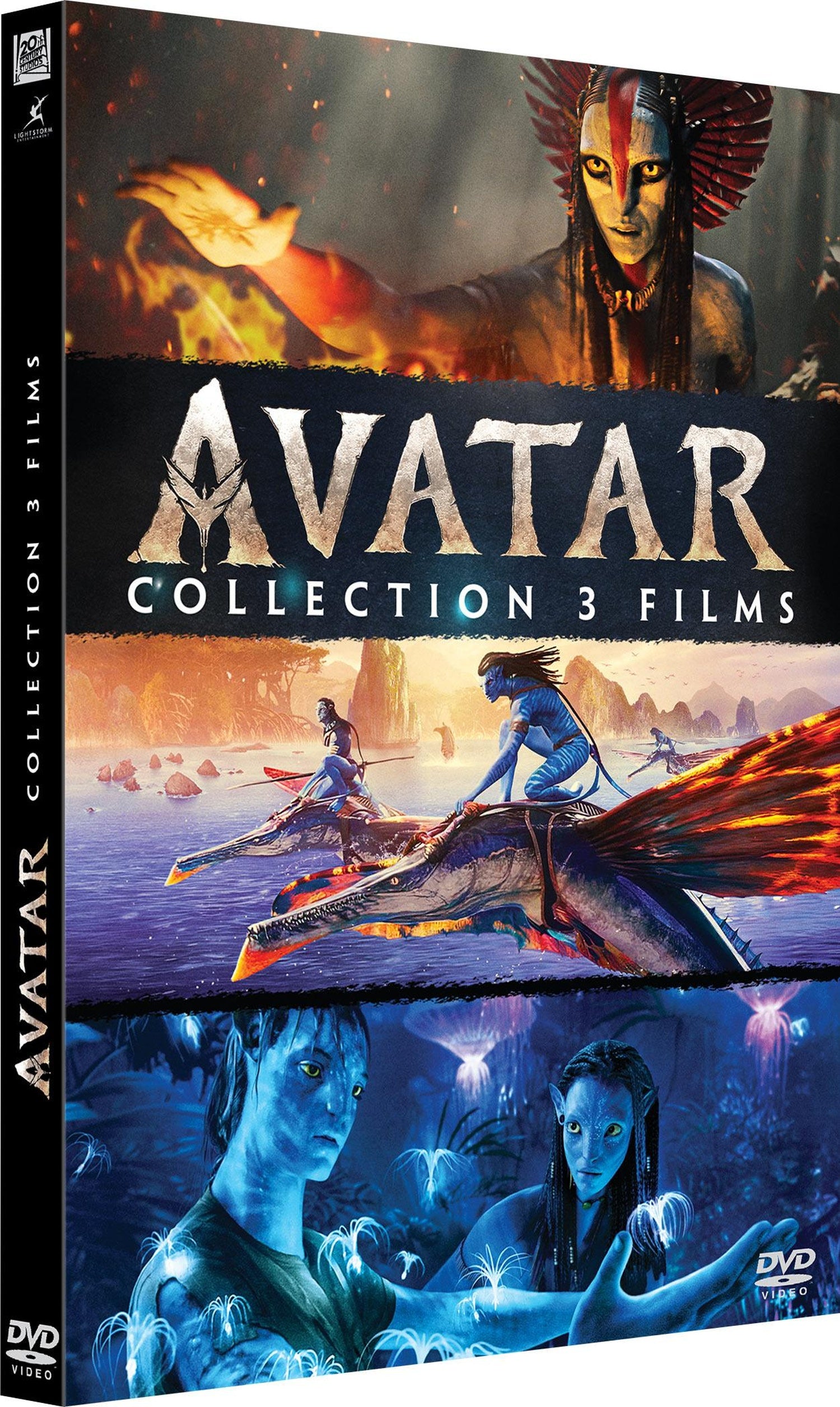 Avatar - Collection 3 films : Avatar + Avatar : La Voie de l'eau + Avatar : De Feu et de cendres [DVD]