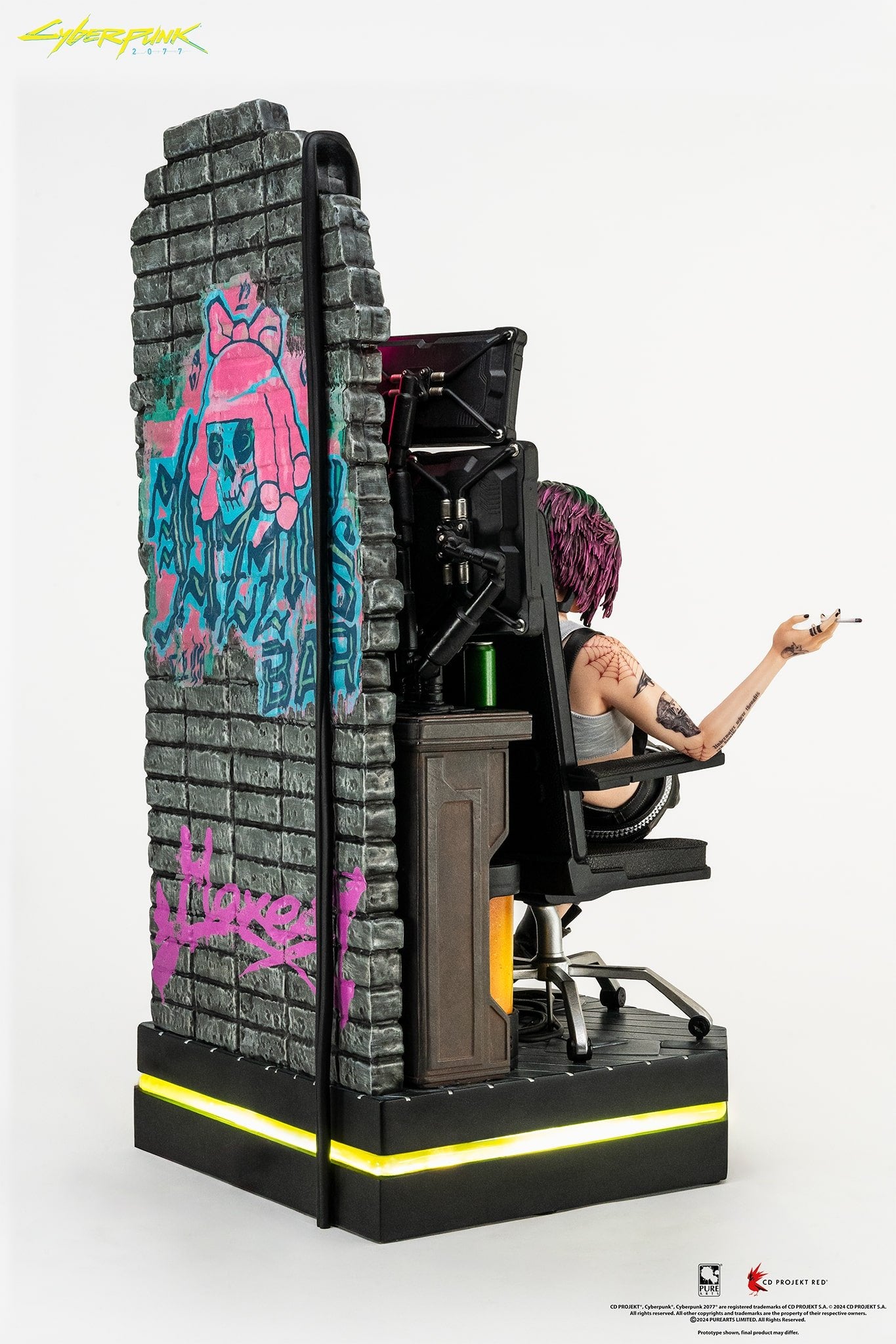 PureArts - 1:4 Scale Statues - Cyberpunk 2077 - Judy Alvarez Statue 51cm - flash vidéo