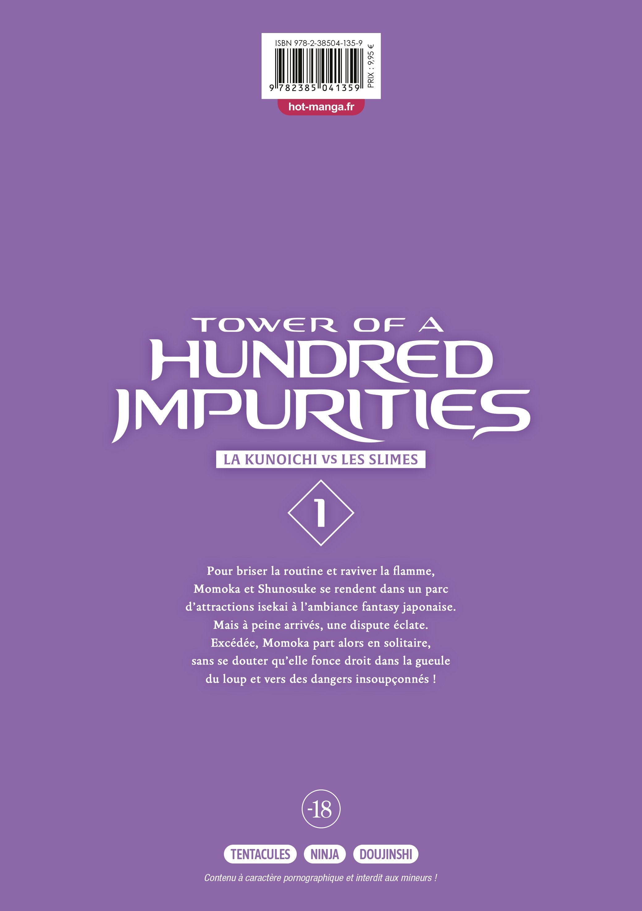 Tower of a Hundred Impurities (volume 1) - Livre (Manga) - Hentai