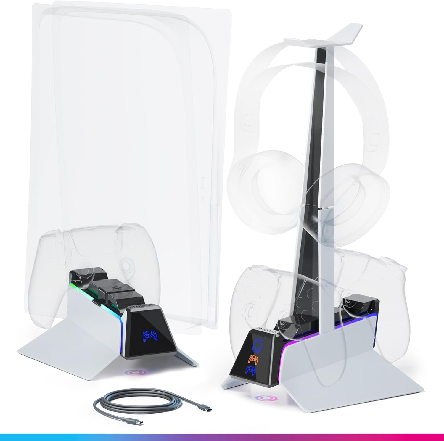 ONIVERSE - Station X3 de recharge rapide - Blanc (PS5)