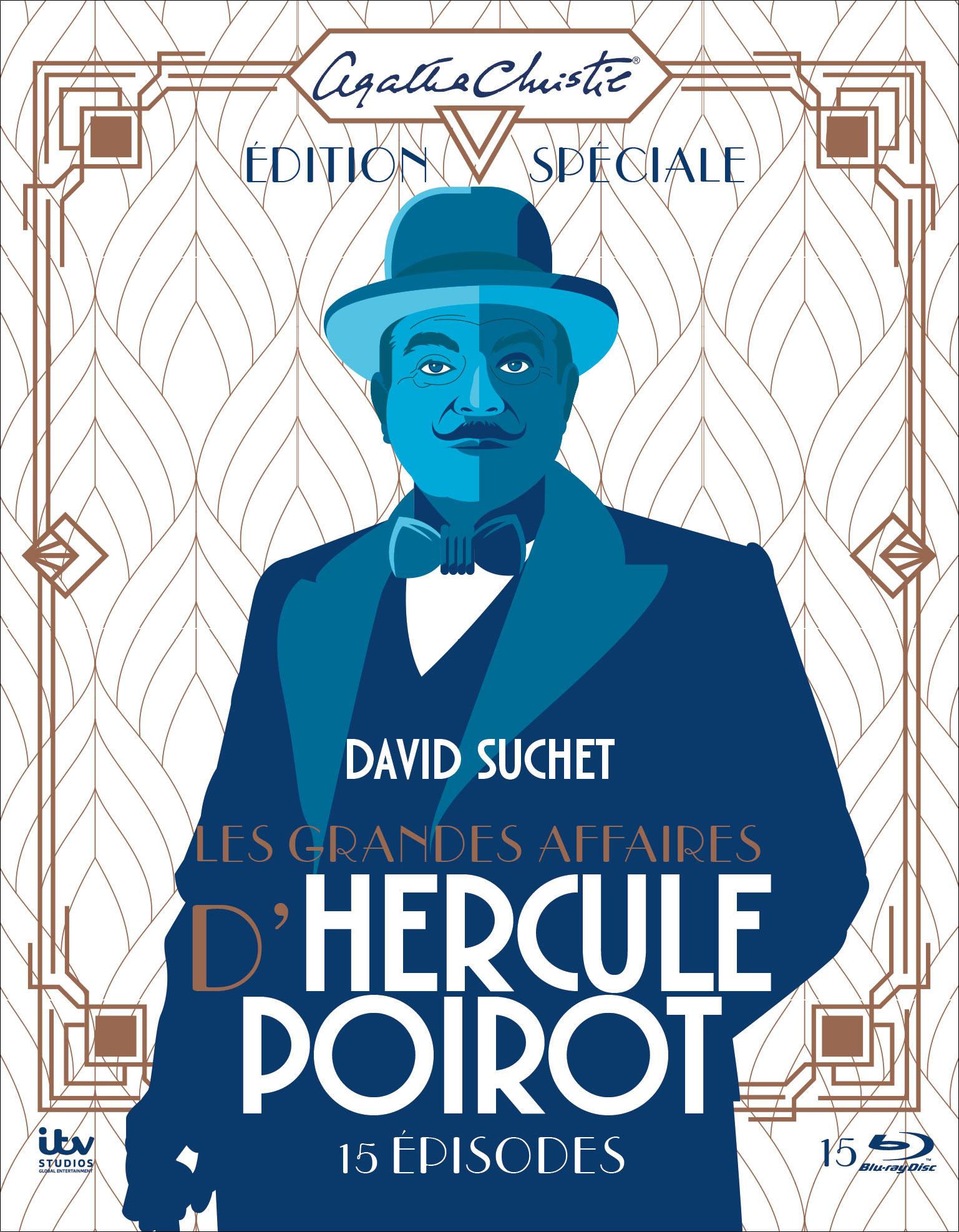 Agatha Christie : Les grandes affaires d'Hercule Poirot - 15 épisodes [Blu-ray]