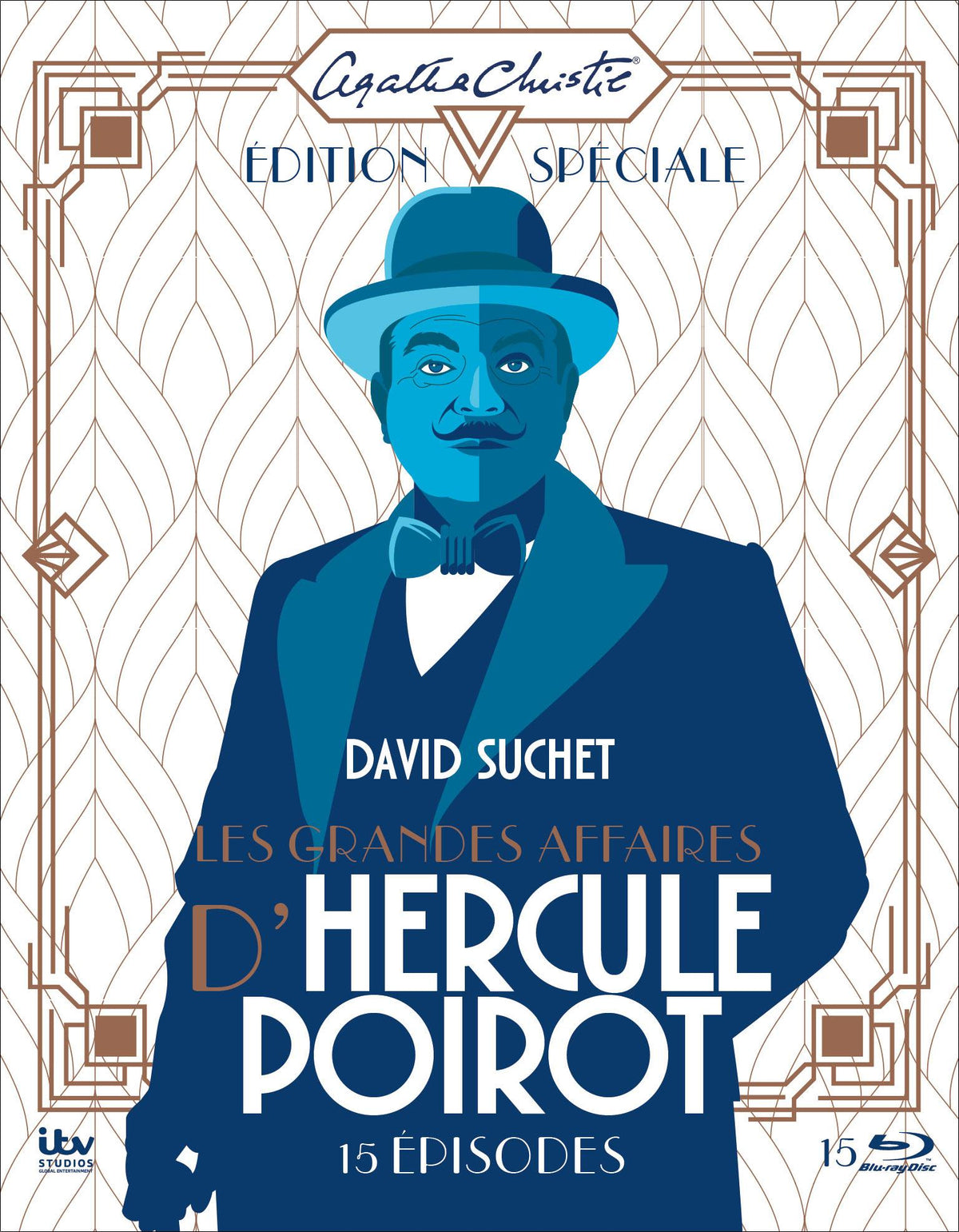Agatha Christie : Les grandes affaires d'Hercule Poirot - 15 épisodes [Blu-ray]