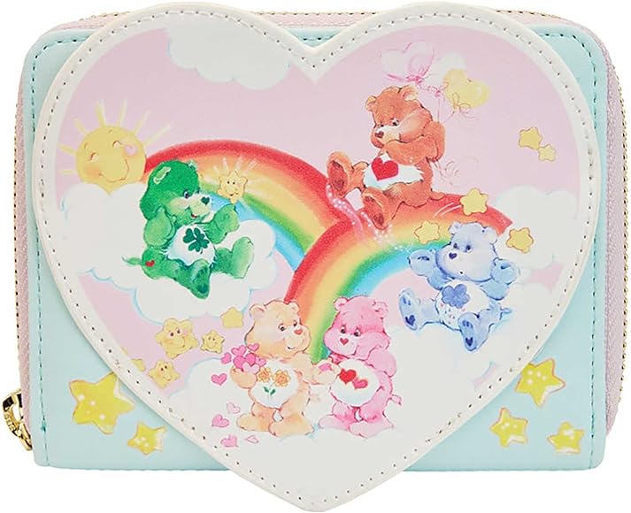 Loungefly: Care Bears - Care Bear Cousins Forest of Feelings Zip Around Wallet - flash vidéo