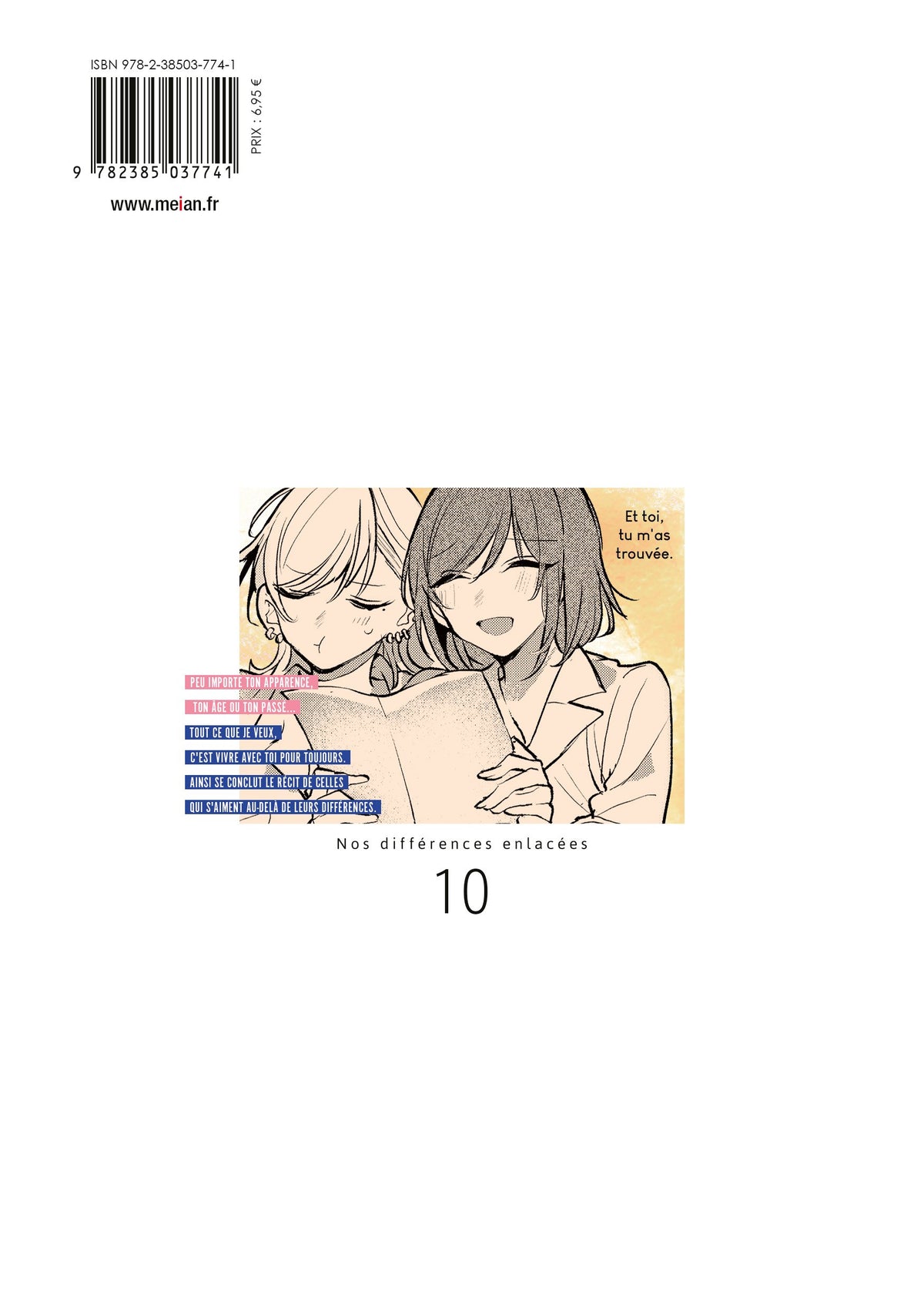Nos différences enlacées - Tome 10 - Livre (Manga)