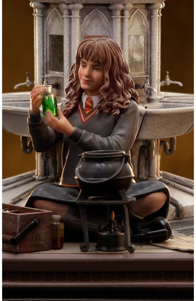 Iron Studios - Deluxe Arts Scale 1/10 - Harry Potter and the Chamber of Secrets - Hermione Granger Polyjuice Statue 14cm - flash vidéo