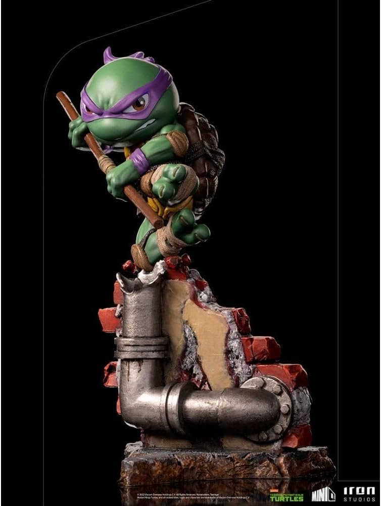 Iron Studios - MiniCo - Teenage Mutant Ninja Turtles - Donatello Statue 15cm - flash vidéo