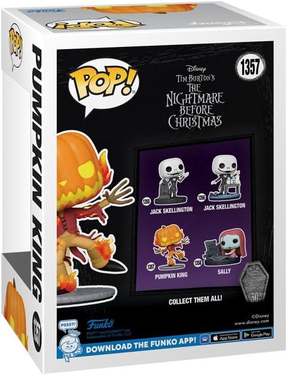 Funko Pop! Disney: The Nightmare Before Christmas 30th Anniversary - Pumpkin King (Glows in the Dark) - Special Edition - flash vidéo