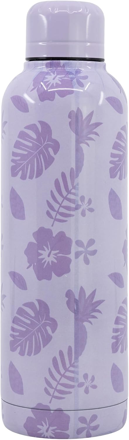 Stor - Disney - Lilo et Stitch - Bouteille Isotherme en Acier Inoxydable 515ml "Stitch Palmiers"
