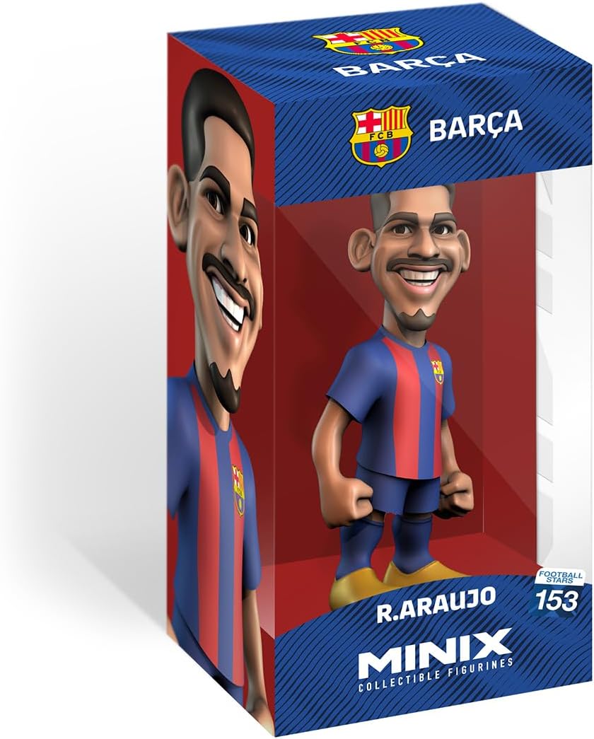Minix - Football Stars #153 - Figurine PVC 12 cm - FC Barcelone - Araujo 4