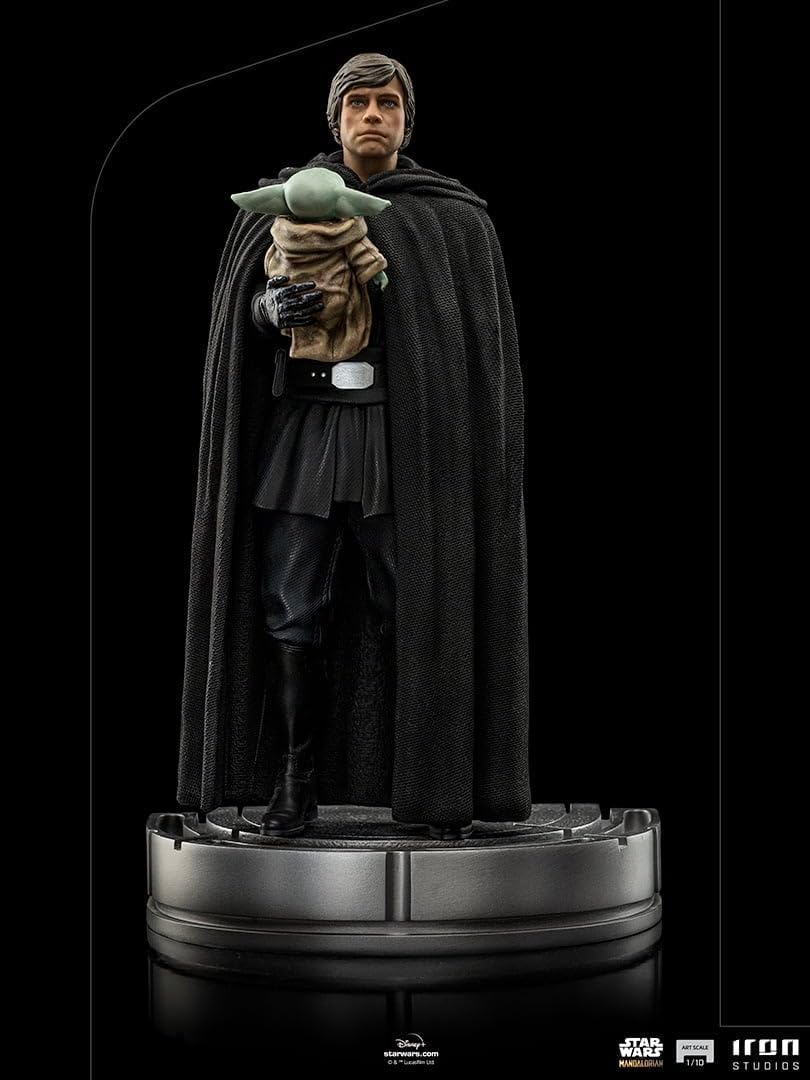 Iron Studios - Arts Scale 1/10 - The Mandalorian - Luke Skywalker and Grogu Statue 21cm - flash vidéo