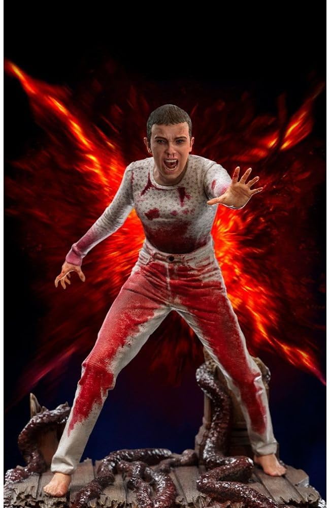 Iron Studios - Arts Scale 1/10 - Stranger Things - Eleven Statue 18cm - flash vidéo