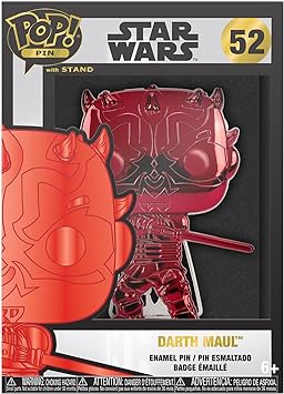 Funko Pop! Pin: Star Wars - Darth Maul (Neon) (Chance of Special Chase Edition) - flash vidéo
