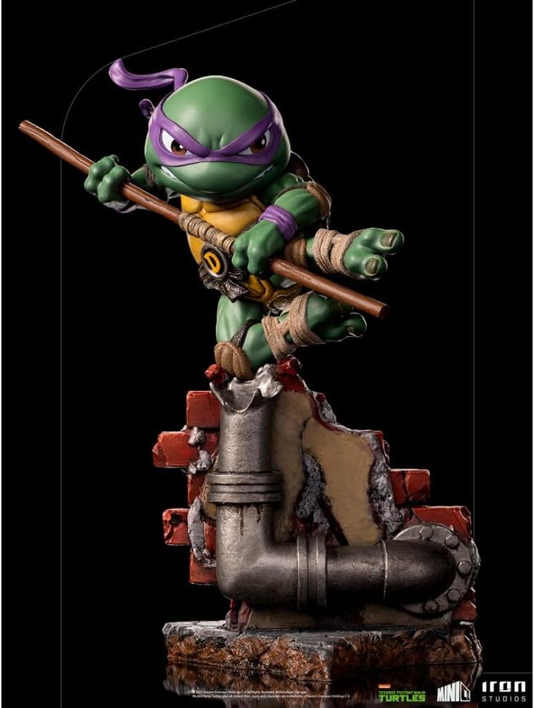 Iron Studios - MiniCo - Teenage Mutant Ninja Turtles - Donatello Statue 15cm - flash vidéo