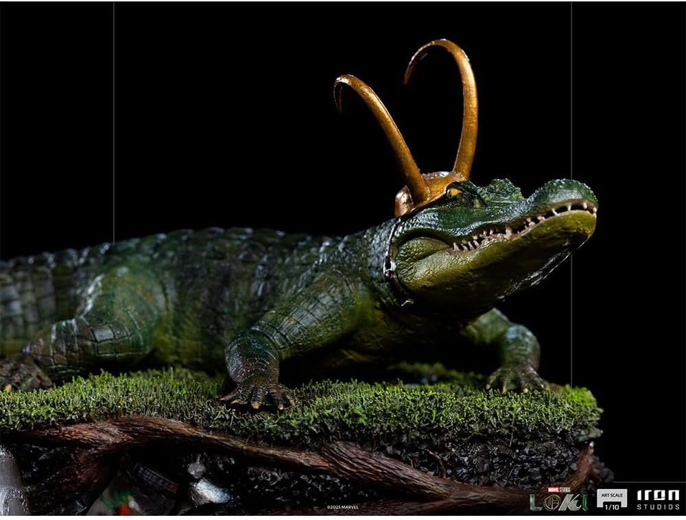 Iron Studios - Art Scale 1/10 - Loki - Alligator Loki Statue 15cm - flash vidéo