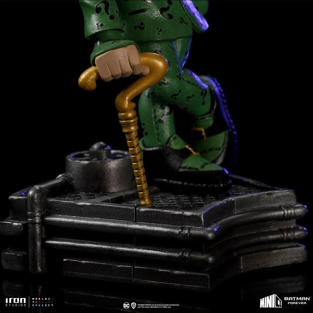 Iron Studios - MiniCo - DC Comics - Batman Forever - Riddler Statue 15cm - flash vidéo