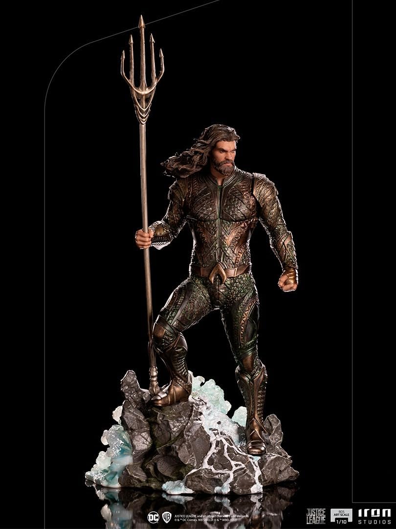 Iron Studios - BDS Arts Scale 1/10 - DC Comics - Zack Snyder's Justice League - Aquaman Statue 29cm - flash vidéo
