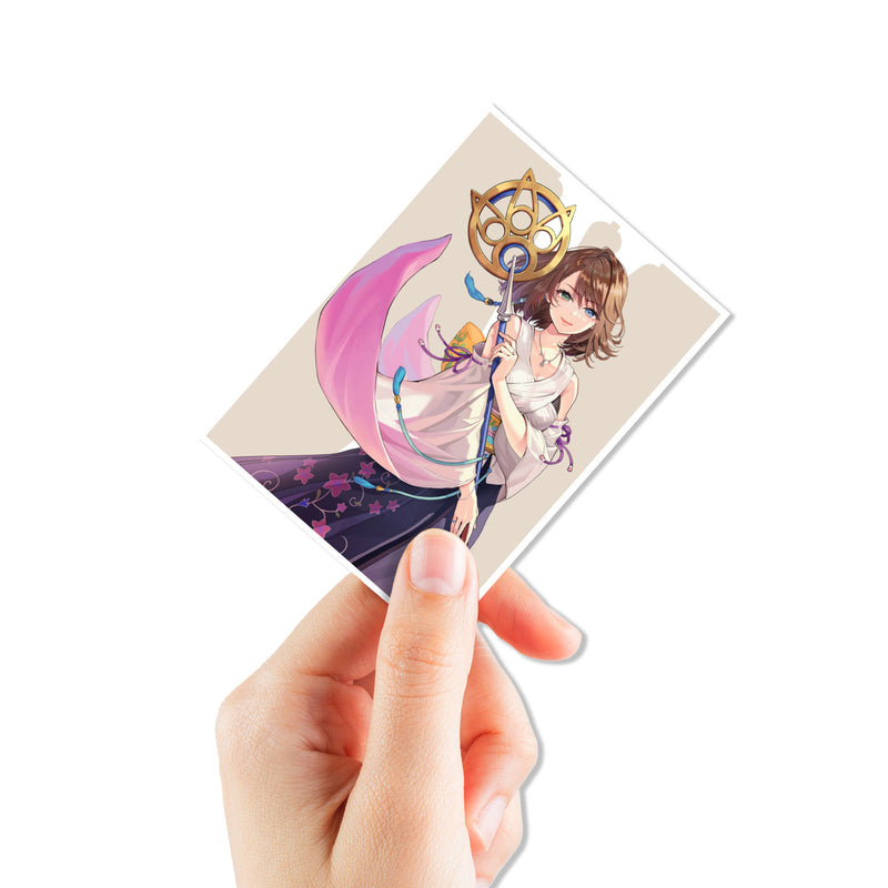 Ultra Pro - Magic: The Gathering - Final Fantasy - Pochettes de protection APEX Deck Yuna, Grand Invokeur 105p.