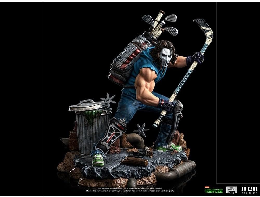 Iron Studios - BDS Arts Scale 1/10 - Teenage Mutant Ninja Turtles - Casey Jones Statue 19cm - flash vidéo