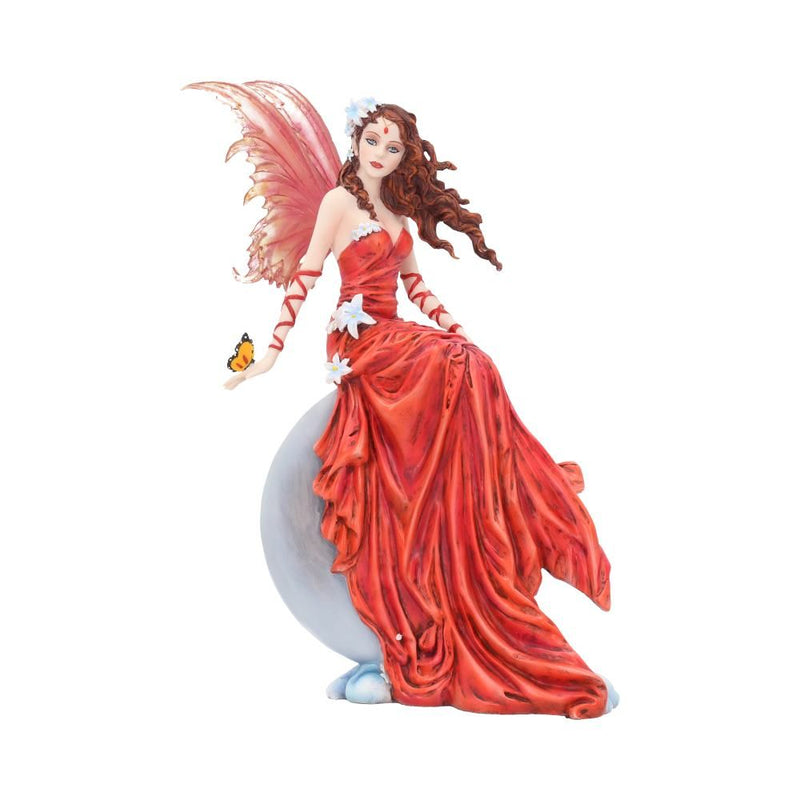 Crimsonlily - Figurine de Fée de la lune rouge et ses compagnons papillons 28.5cm