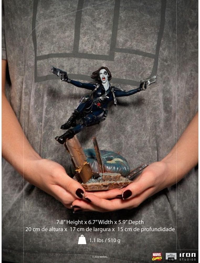 Iron Studios - BDS Arts Scale 1/10 - Marvel - X-Men Marvel Comics - Domino Statue 20cm - flash vidéo