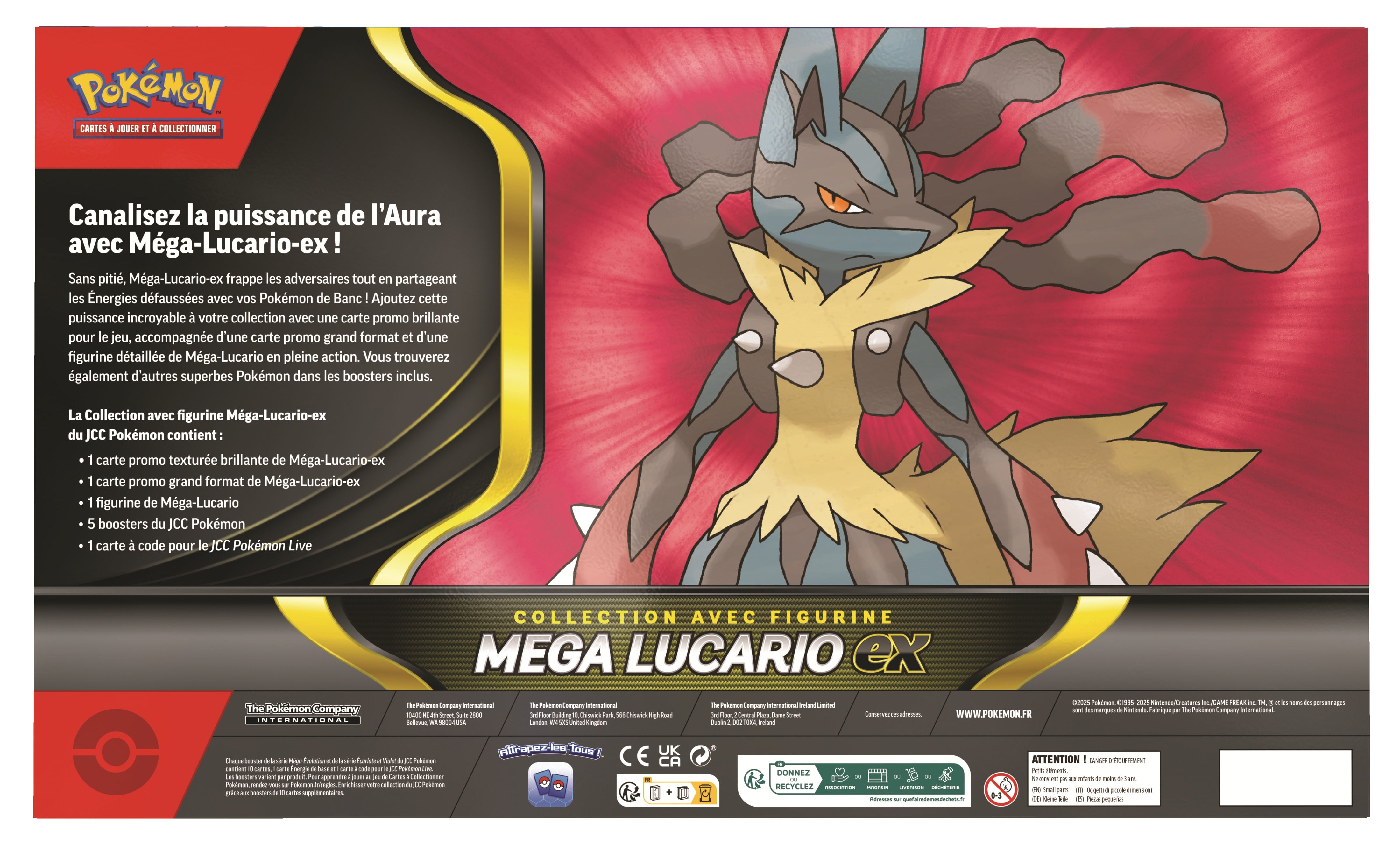 Pokémon JCC - Collection avec figurine Méga-Lucario-ex