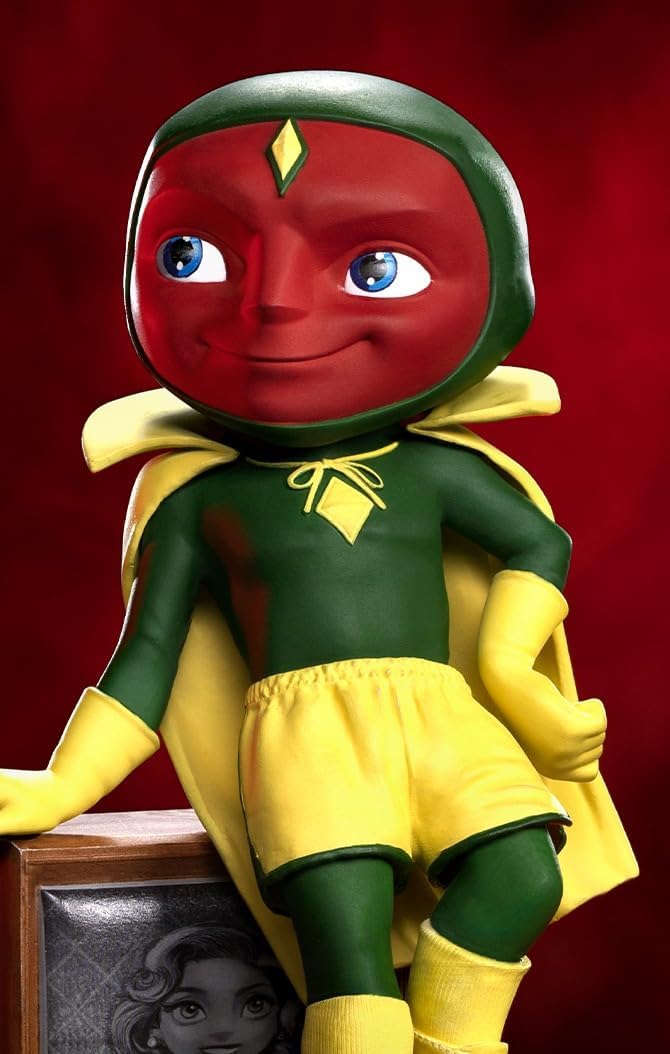 Iron Studios - MiniCo - Marvel - WandaVision - Vision (Halloween Version) Statue 15cm - flash vidéo