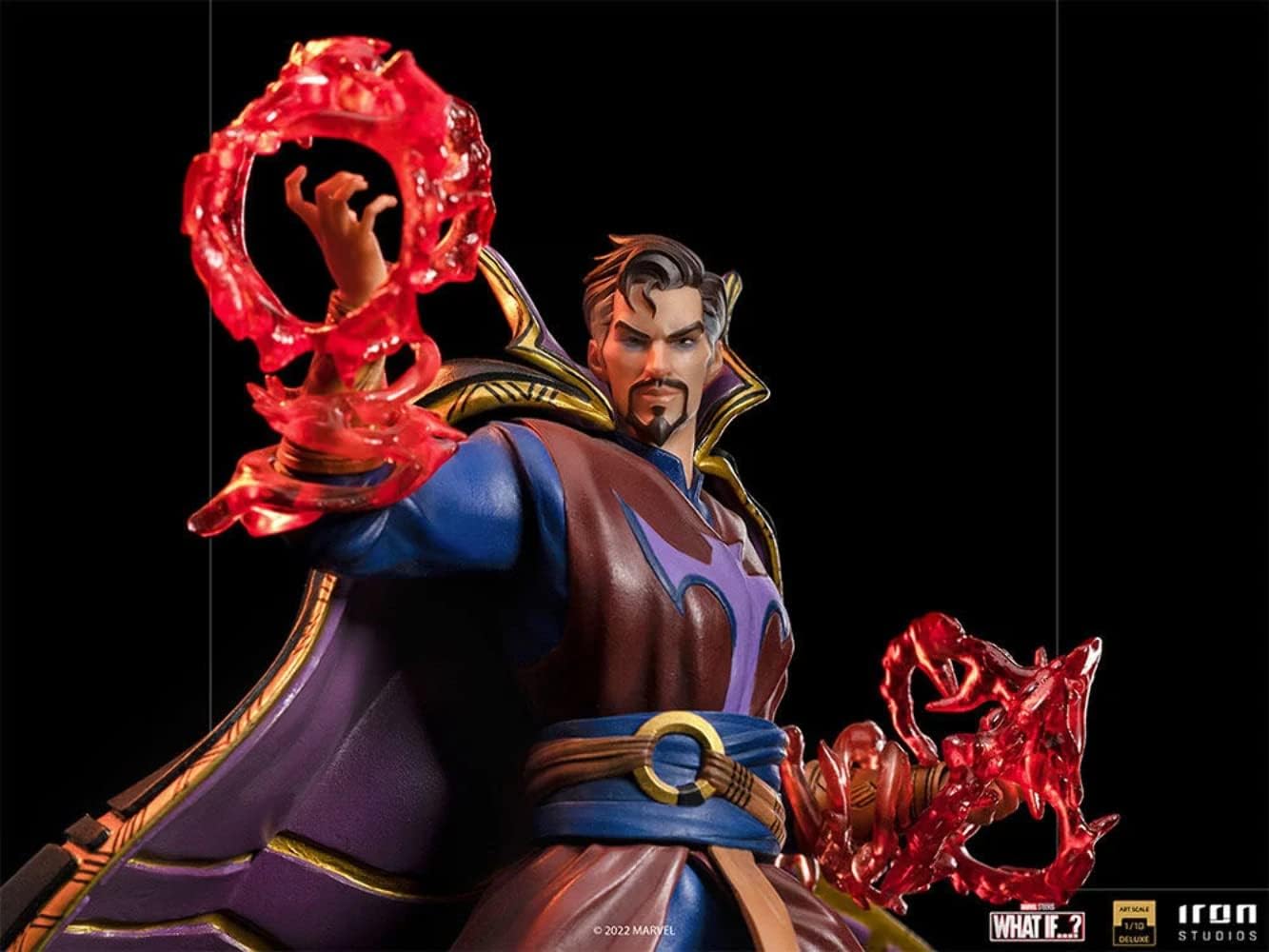 Iron Studios - Deluxe Arts Scale 1/10 - Marvel - What If...? - Doctor Strange Supreme Statue 27cm - flash vidéo