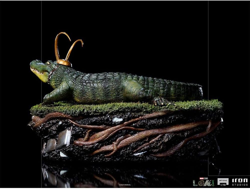 Iron Studios - Art Scale 1/10 - Loki - Alligator Loki Statue 15cm - flash vidéo