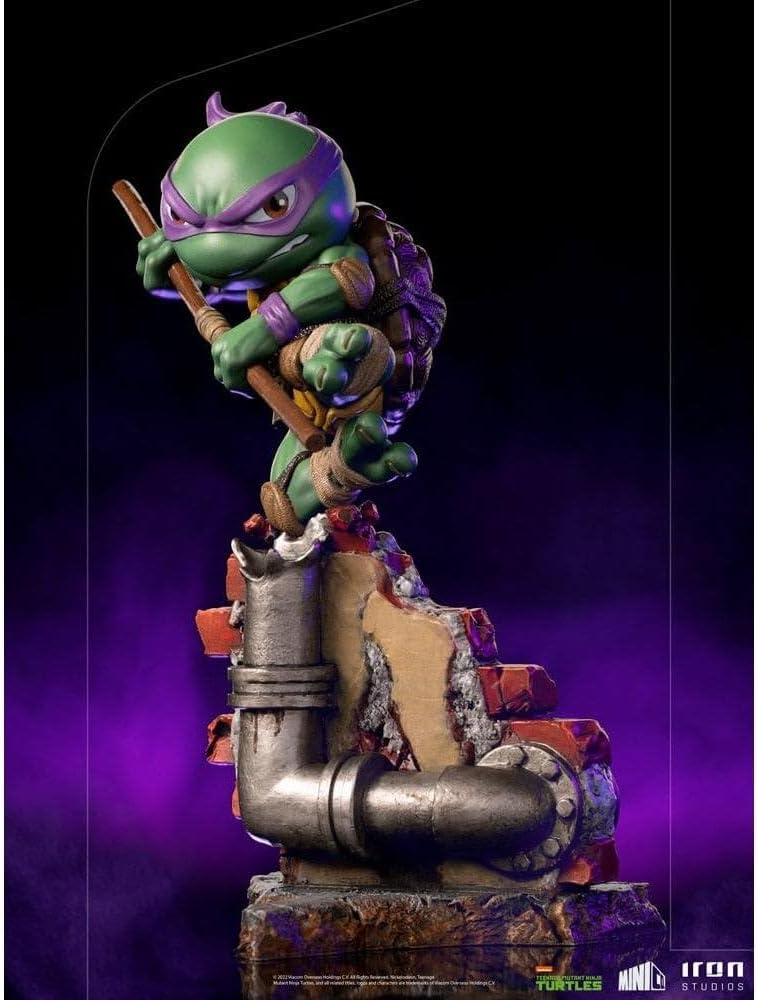 Iron Studios - MiniCo - Teenage Mutant Ninja Turtles - Donatello Statue 15cm - flash vidéo