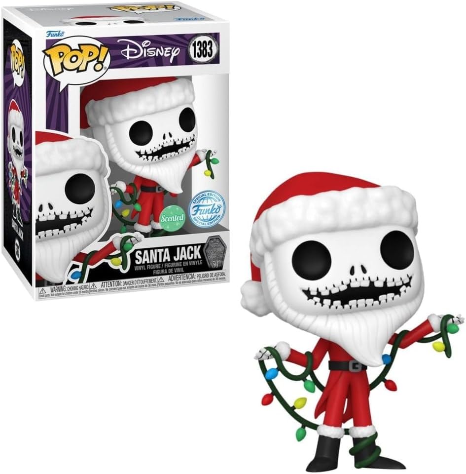 Funko Pop! Disney: The Nightmare Before Christmas 30th Anniversary - Santa Jack Skellington (Scented) - Special Edition - flash vidéo