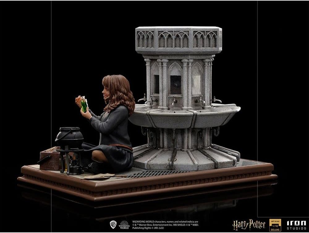 Iron Studios - Deluxe Arts Scale 1/10 - Harry Potter and the Chamber of Secrets - Hermione Granger Polyjuice Statue 14cm - flash vidéo