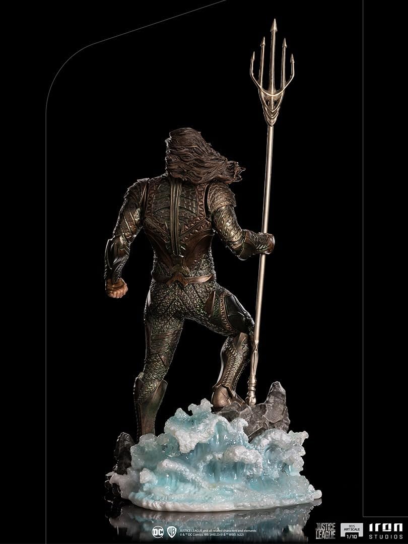 Iron Studios - BDS Arts Scale 1/10 - DC Comics - Zack Snyder's Justice League - Aquaman Statue 29cm - flash vidéo