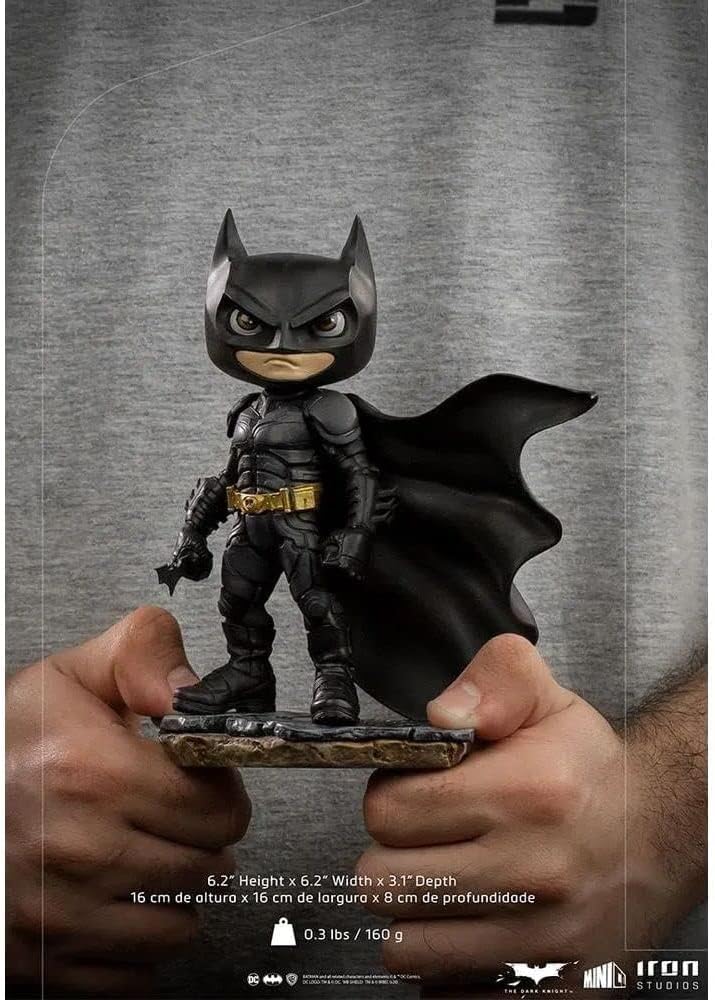 Iron Studios - MiniCo - DC Comics - Batman The Dark Knight - Batman Statue 15cm - flash vidéo