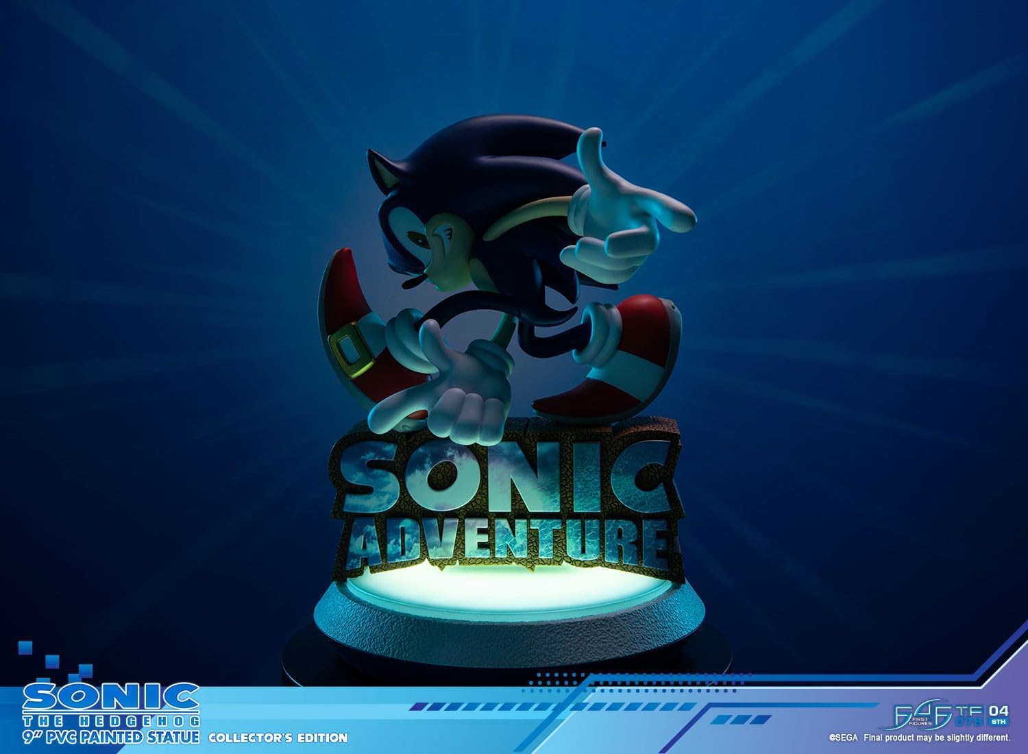 First 4 Figures - Sonic The Hedgehog - Sonic Adventure Statue Edition Collector 23cm
