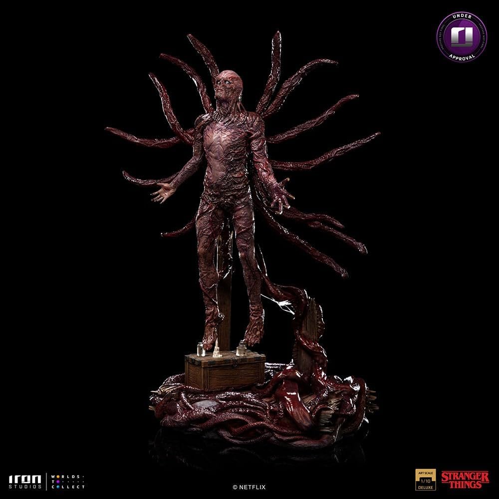 Iron Studios - Arts Scale 1/10 - Stranger Things - Vecna Statue 33cm - flash vidéo
