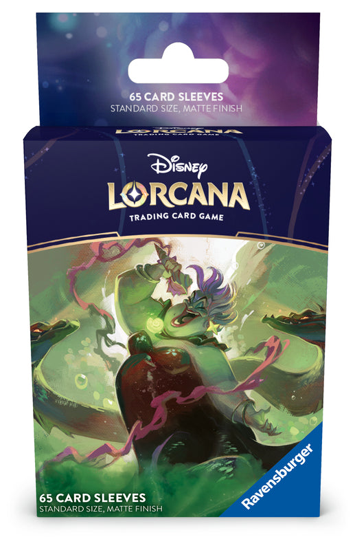 Disney Lorcana JCC : L'île d’Archazia - Pack de 65 Protèges-cartes Ursula