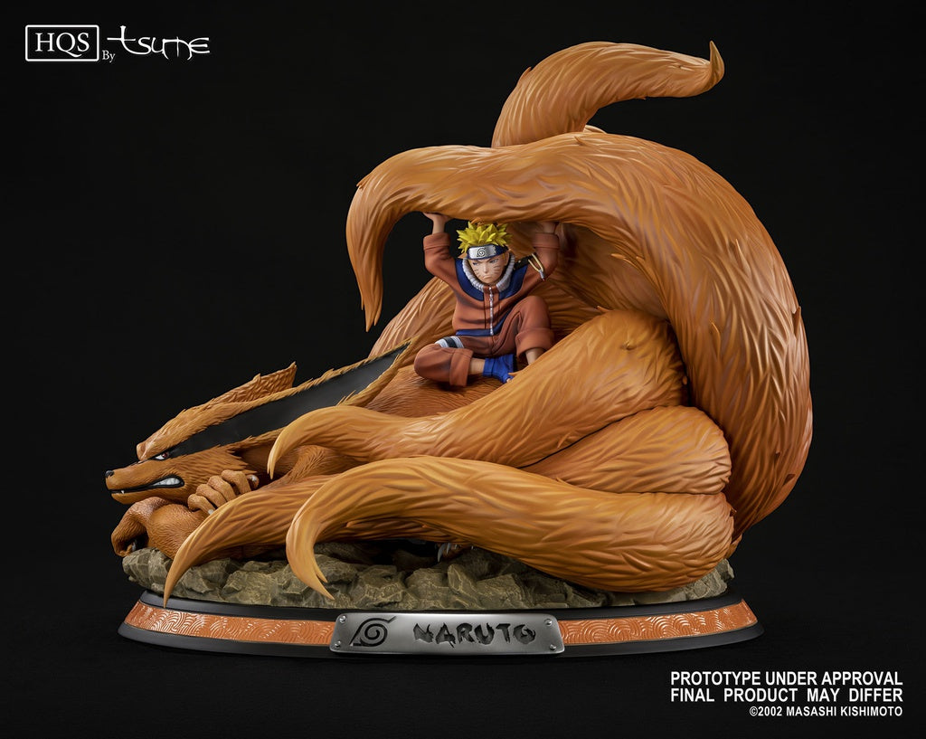 Naruto - Statue HQS Naruto et Kyubi "Linked By The Seal" - flash vidéo