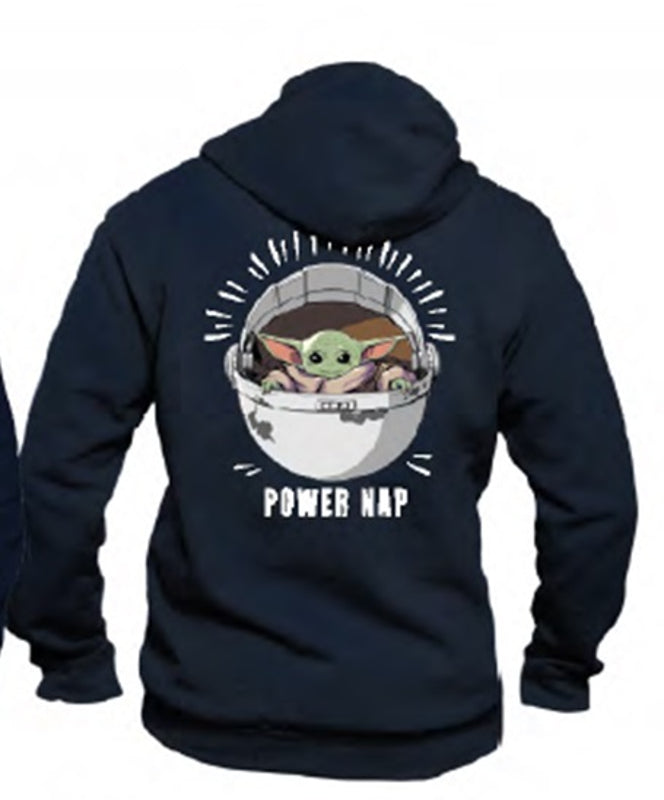 Star Wars - The Mandalorian The Child Navy Men's Sweat Zippe Hoodie - XL