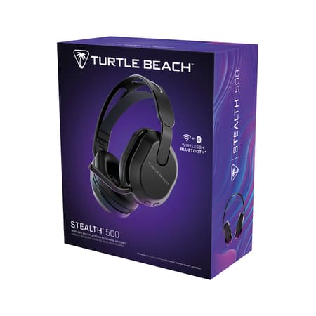 Turtle Beach - Casque de jeu sans fil Stealth 500 Noir pour PS4, PS5, Switch, PC et Mobile - flash vidéo