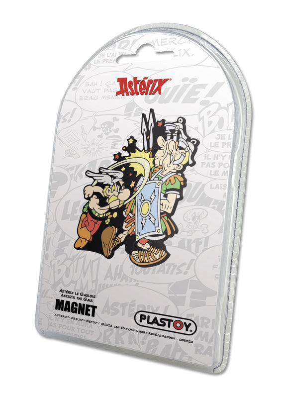Plastoy - Astérix - Aimant en gomme Astérix le Gaulois Paff !