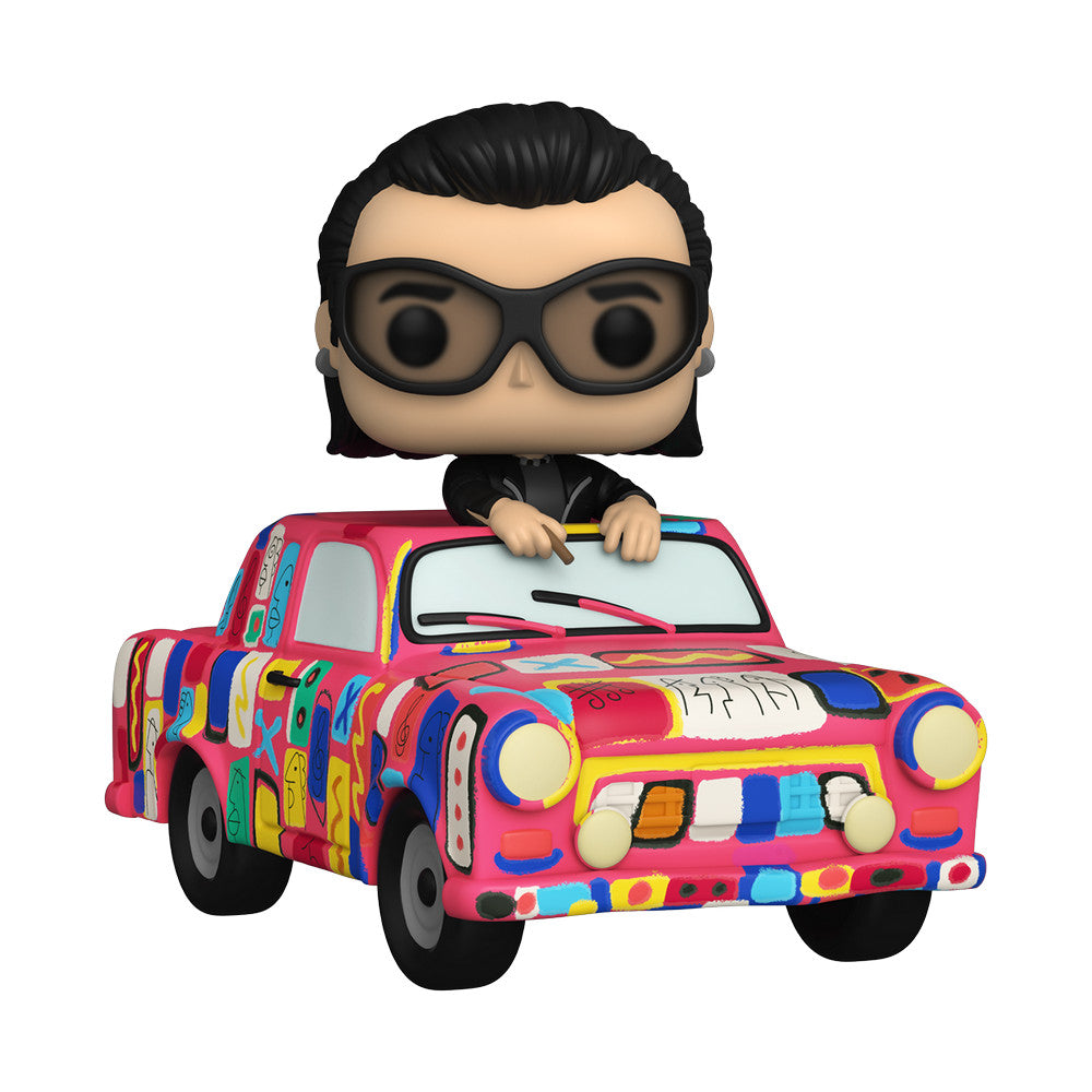 Funko Pop! Rides Super Deluxe: U2: ZooTV - Bono with Achtung Baby Car ENG Merchandising