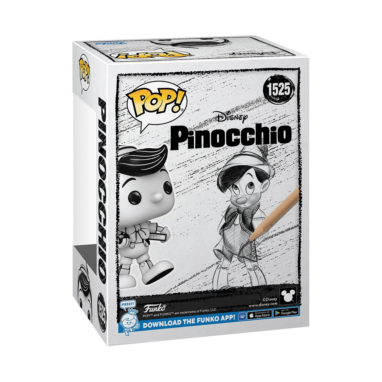 Funko Pop! Disney: Sketched - Pinocchio - flash vidéo