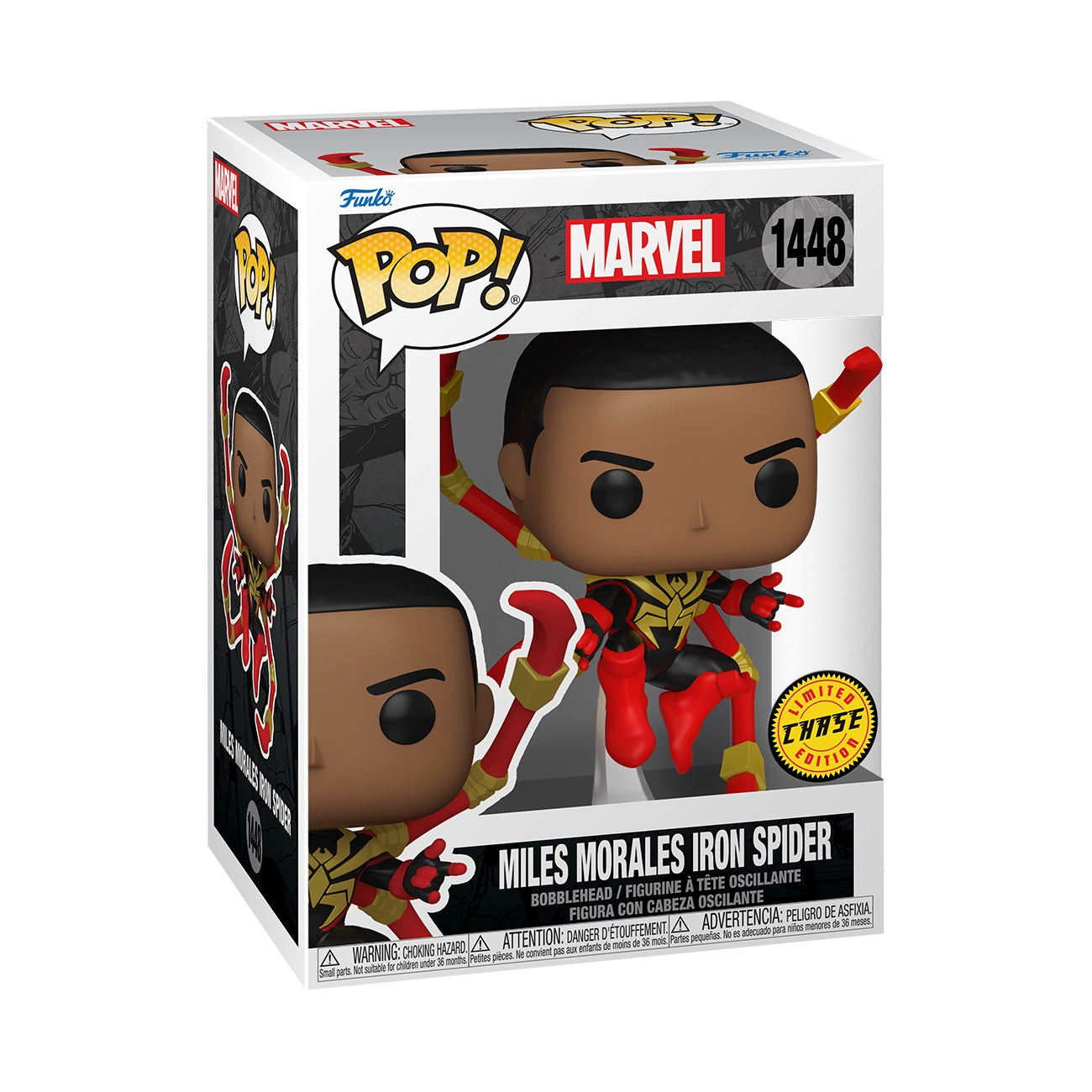 Funko Pop! Marvel: Spider-Man Comics - Miles Iron Spider (Chance of Special Edition Chase) - flash vidéo