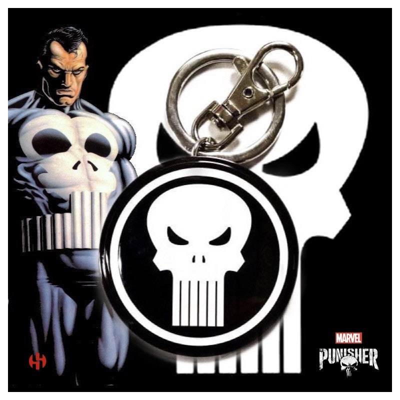 Marvel - Porte-Clefs Logo Punisher en Métal