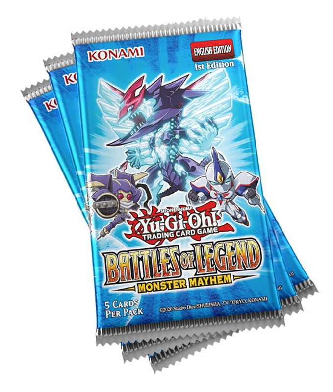 Yu-Gi-Oh! JCC - Pack de 3 Boosters Batailles de Légende : Le Tumulte des Monstres (Blister cartonné)